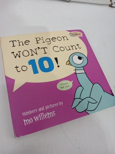 (Boardbook) The Pigeon Won't Count to 10! Numbers and Pictured by Mo Willems image 2