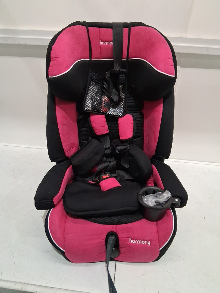 harmony Defender 360° MAX SIP 3-in-1 Combination Deluxe Car Seat - 26.5lb - 120lb - Midnight/White (MODEL: 0302039PNK) image 3