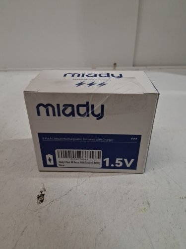 8PK MIADY LITHIUM RECHARGEABLE AA BATTERIES WITH CHARGING CASE - GREY (MODEL: TF-CD-066CE) image 4