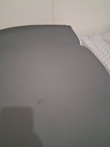 Single Memory Foam Folding cushion - 73"  x 25" - grey image 5