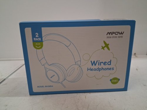 2pk kids mpow wired Headphones - blue/PINK (model: bh385a) image 3