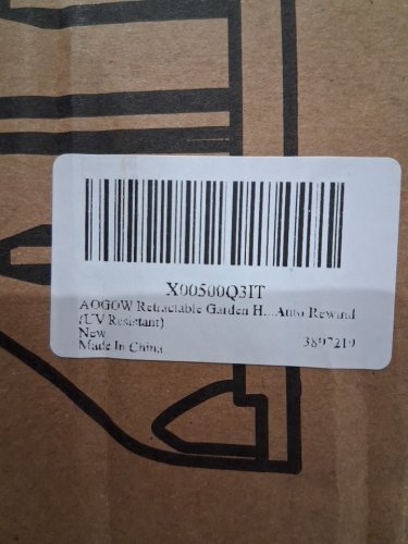 AOGOW retractable garden hose and reel - 100ft image 3