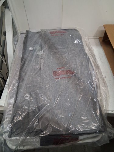BABY BASSINET BEDSIDE SLEEPER FOR BABY WITH WHEELS AND STORAGE BASKET - 35.6" X 21" X 32" - grey (MODEL : WW001) image 4