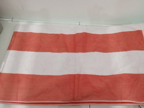Kate Spade Reversible Beach Towel - 40″ x 72″ - red/white/pink image 2