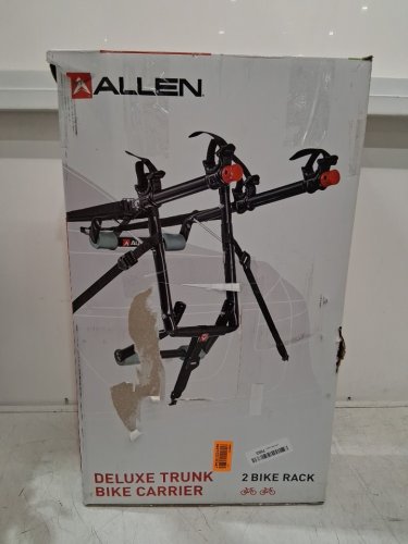 ALLEN SPORTS DELUXE TRUNK/SUV MOUNTED 2-BIKE (BICYCLE) CARRIER/RACK - black (MODEL: 102DN) image 2