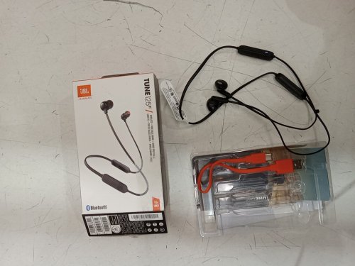 JBL Tune 215 - Bluetooth Wireless in-Ear Headphones with 3-Button Mic/Remote and Flat Cable - Black (Model: ‎Tune 215BT) image 2