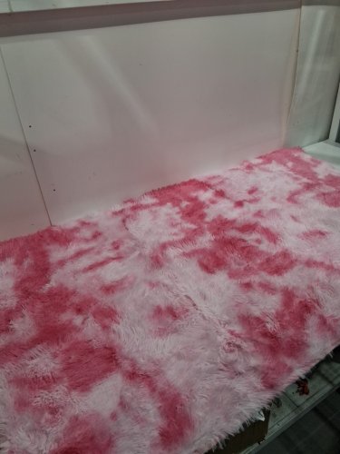 Unbranded Fluffy Area Rug - 3FT x 5FT - PINK image 2