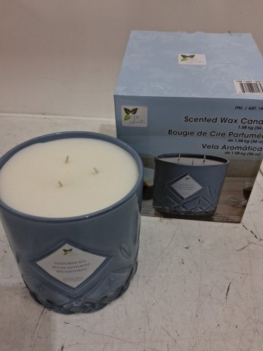 Nature's Mark Scented Candle - 1.58 kg (56 oz.) - santorini spa (MODEL: 1901764) image 3
