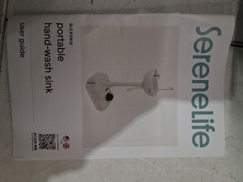 SereneLife Portable Camping Sink with Towel Holder & Soap Dispenser - 19L - White/grey (MODEL:  SLCASN18) image 6