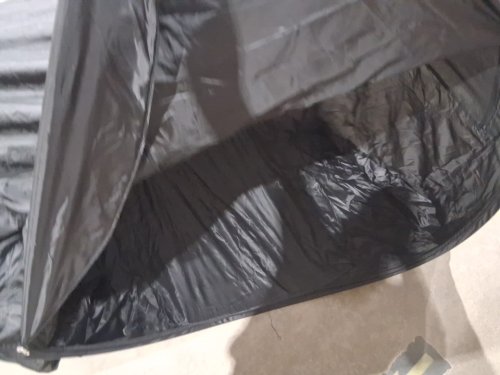 breathable pop up bed tent canopy shelter - 40"X 77" - black image 4