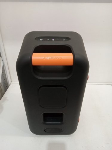 SKULLCANDY STOMP XL WIRELESS BLUETOOTH PARTY SPEAKER - INTEGRATED CARRY HANDLE​, IPX5 WATER RESISTANCE, 12-HOUR BATTERY LIFE - BLACK ORANGE (MODEL:2SKSK1851/4449801) image 6