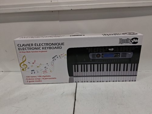 ROCKJAM ELECTRONIC KEYBOARD - 54 KEY - black (MODEL: RJ-654) image 2