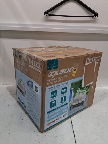 INTEX ZX300 DELUXE AUTOMATIC POOL CLEANER WITH 21FT HOSE - 3500GPM MAX - White/Blue/Grey (MODEL: 28005E) image 2