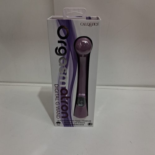 CalExotics Orgasmatron Digital G-Wand Vibrator - 10 modes - 8" - purple image 2