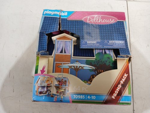 64pc kids PLAYMOBIL Take Along Dollhouse - assorted colours (model:70985) image 4