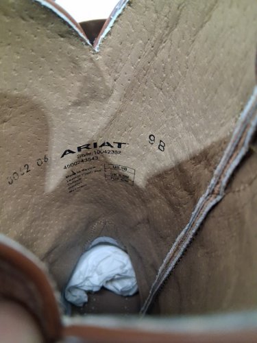 womens ariat Hazen Western Boot - size 9 m - whiskey barrel (style:2000420363) image 5
