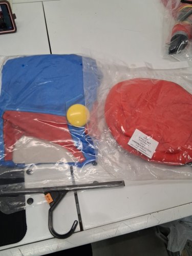 2PC KID'S SUPER MARIO CLASSIC COSTUME- MEDIUM (8-10) - BLUE/RED image 2