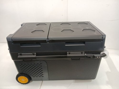 BougeRV Bluetooth Portable Fridge Electric Car Cooler with wheels -10GAL - Black/Yellow (Model: CRD204001) image 9