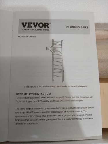 Swedish Ladder Wall climbing bars - 31.5" x 20.6" x 86.6" - light brown (Model: zf-lm-002) image 4