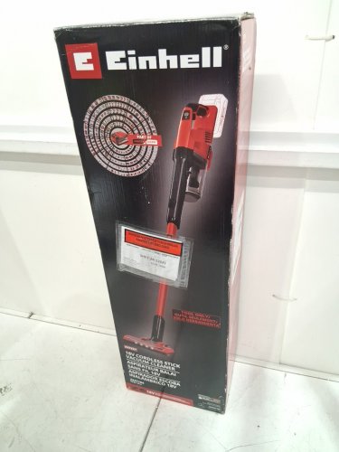 Einhell *tool only* cordless lightweight stick vacuum cleaner - 18v - red (model:TE-SV 18 Li / 2347184) image 3