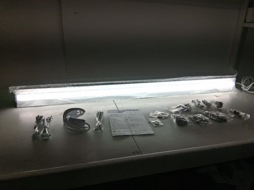 4pk JESLED Linkable LED Shop Light for Garage - 4FT - 12000LM\50-70-90W - white- (model:SWT81824A2120) image 3