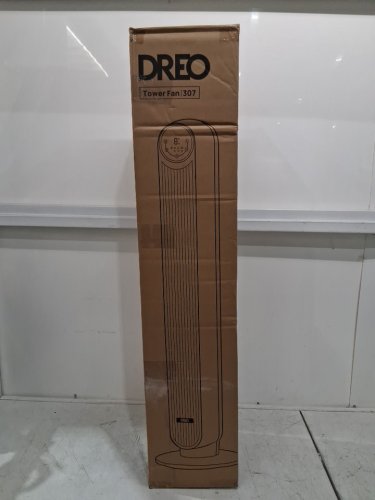 DREO 307 SERIES TOWER FAN WITH 4 SETTINGS, REMOTE CONTROL, TIMER & LED DISPLAY - 36" - BLACK (MODEL: DR-HTF007S) image 2