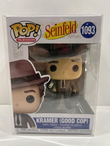 Funko pop! Television: seinfeld - kramer (good cop) vinyl figures (#1093) **plastic protector cover** image 2