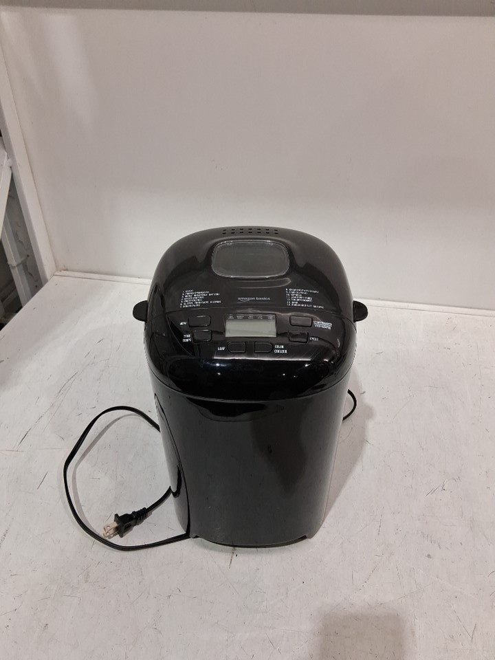 Amazon Basics 14-Setting Programmable Bread Maker - 2 LBS Cap - Black/Grey (Model: ‎BM1349-UL-B) image 4