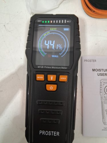 Proster Pinless Non-Destructive Moisture Detector - Black / Orange (Model: PST199-P) image 4