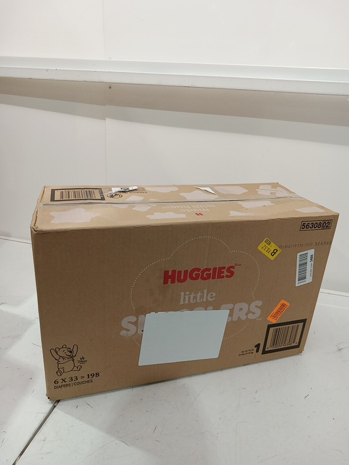 198PK Huggies Little Snugglers Baby Diapers - SIZE 1 (UP TO 14LB) - disney winnie the pooh (model: 56308) image 2