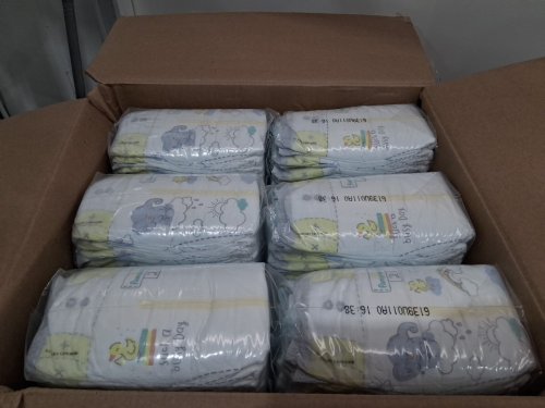 186PK PAMPERS SWADDLERS DISPOSABLE DIAPERS - SIZE 2 image 3