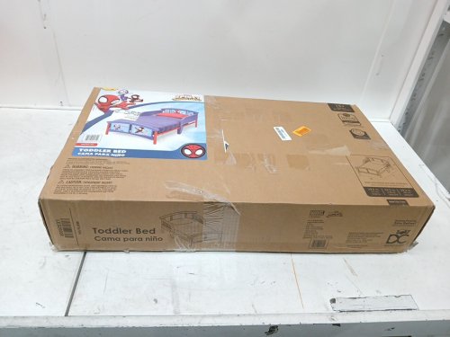 Delta Children MARVEL SPIDEY AND AMAZING FRIENDS PLASTIC BED FRAME - TODDLER - BLUE/RED (MODEL: BB87067SM) image 2