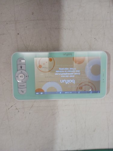 BOIFUN WiFi Video Baby Monitor Camera - 360° Rotation, Night Light, Auto Tracking, AI Motion & Sound Detection, Phone App Control, 3000mAh Battery, 2-Way Audio -5'' screen- white/teal (model:baby 6t) image 4