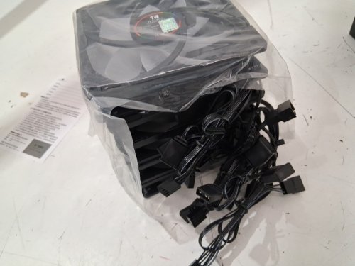 5PK Thermalright CPU Fan - 120mm ARGB Case Cooler Fan, 4pin PWM Silent Computer Fan with S-FDB Bearing Included, up to 1550RPM - BLACK (model: TL-C12C-S) image 4