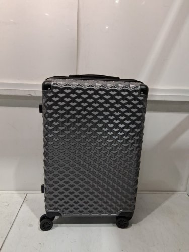 2pc titilt Hardside Suitcase With TSA Lock Universal Silent Wheels - 20"/24"- grey - (model: ti-01) image 2