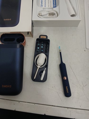 Bebird EarSight Plus smart All-in-One Ear Cleaning & Inspection with interchangeable ear tips - blue/gold (model: D39R) image 4