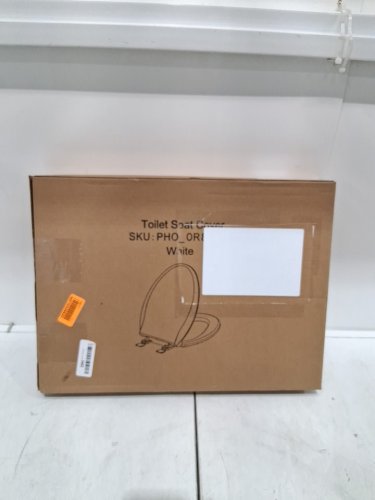 elongated Toilet Seat Slow Quiet Close - 18.5" - white (model: pho_or8la399 / 75ymq) image 2
