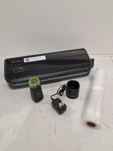 FoodSaver Vacuum Sealing Machine Starter Kit with handheld portable sealer & vacuum seal bags - black - (model: fm2000/fs1110) image 3