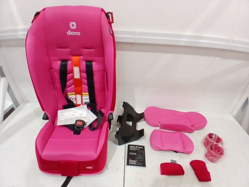 Diono Radian 3r 3-in-1 FOLDABLE & Convertible Car SeaT WITH CUP HOLDERS - 120LBS MAX - Pink COTTON CANDY (MODEL: 50644-NA-01) image 3