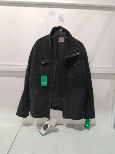 MENS LEVIS TEH TRUCKER JEAN JACKET - xl -  BLACK image 2