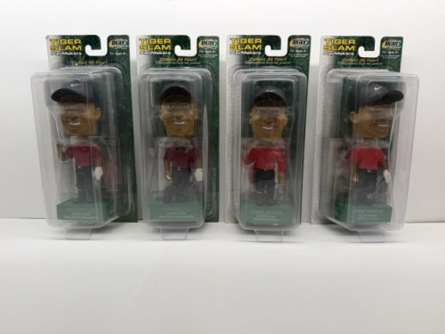 4PC FULL SET UPPER DECK COLLECTIBLES TIGER WOODS TIGER SLAM PLAY MAKERS FIGURES COLLECTION, 2000-2001 image 2