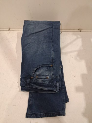 men's Altimate four pocket Straight Leg hip and knee aramid padded moto riding Jeans - 34 - blue image 5