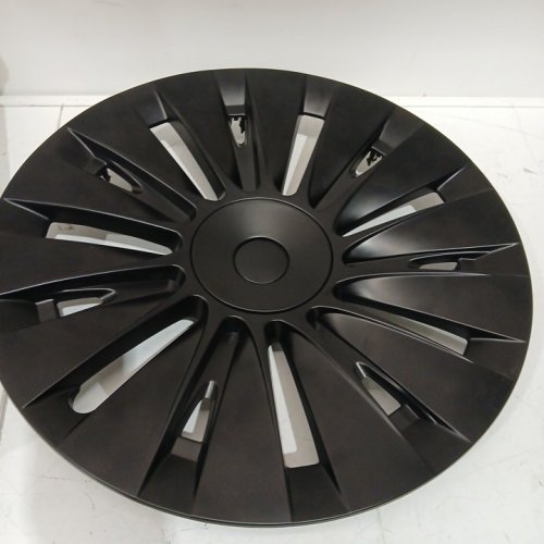 4PK kavanic Wheel Hub Caps for Tesla Model Y 2020-2023 - 19" - Black image 3