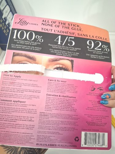 3pr Lilly Lashes Rule Breaker Self Adhesive Lashes - 30mm - natural image 4