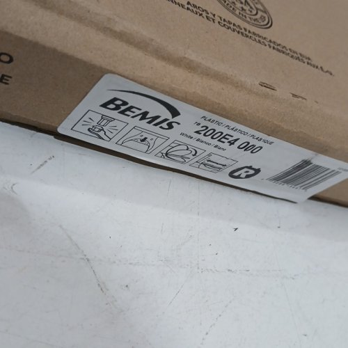 Bemis Affinity Plastic Toilet Seat, White Never Loosens, Removes for Cleaning Slow-Close Adjustable with Extra Stability - Elongated - WHITE - (MODEL: 1200E4 000) image 4