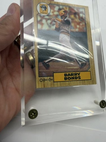 1987 O-PEE-CHEE *VERY RARE* GRAIL BARRY BONDS ROOKIE CARD 320 image 3