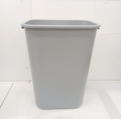 Rubbermaid Rectangular Trash Bin - 20" - 10 Gallon - GREY (MODEL: FG295700GRAY) image 3