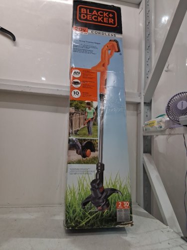 BLACK+DECKER STRING TRIMMER/EDGER - 10" - BLACK/ORANGE (MODEL: LST201-ca) image 2