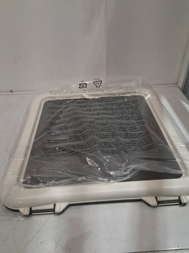 Amazon Basics Dog Training Pad Holder - 22'' X 22''- White/ Charcoal image 3