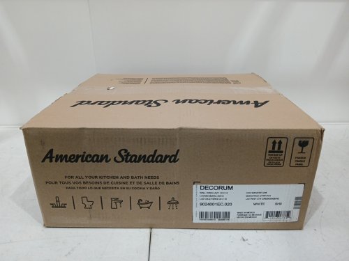 American Standard decorum Wall Hung Square Lavatory Sink - 20" x 18" - alpine white image 2